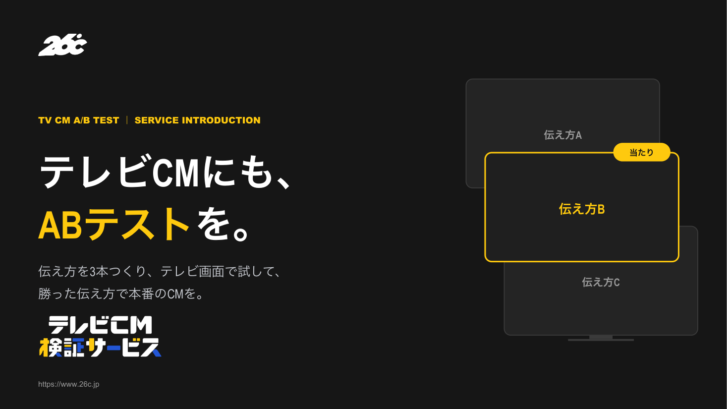 テレビCM検証サービス　紹介資料
